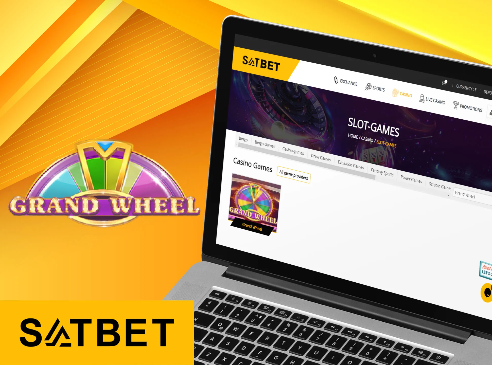 Spin Grand Wheel and win money at the Satbet.